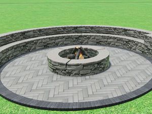 Circle Patio Design